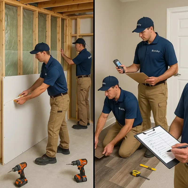 Repairs and Reconstruction process in Marion, SC